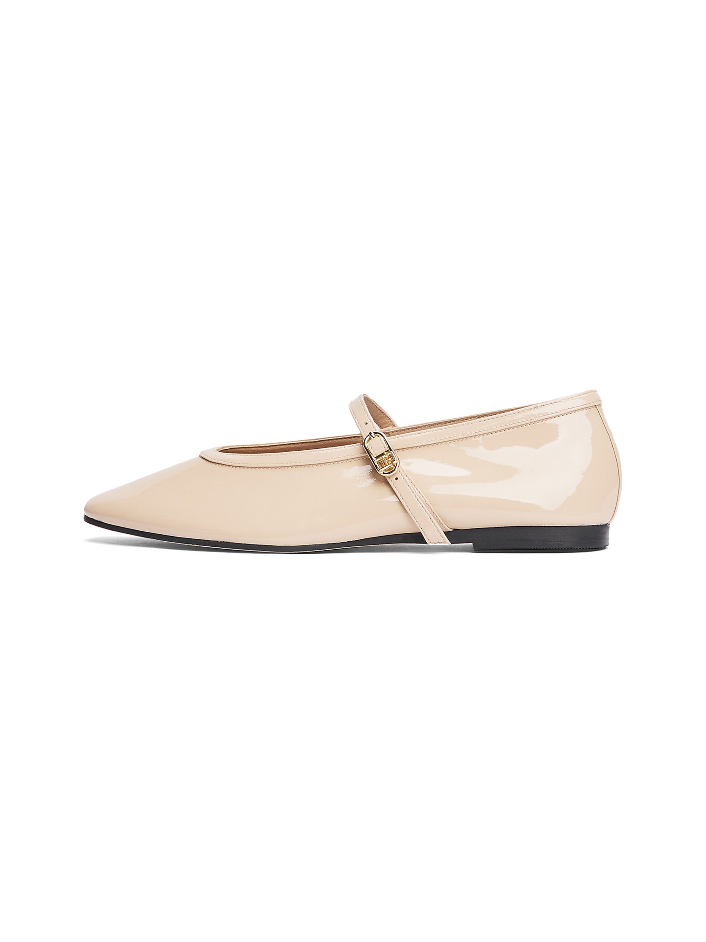 TOMMY HILFIGER Ballerina in Beige: front