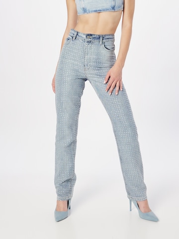 Misspap Regular Jeans in Blauw: voorkant