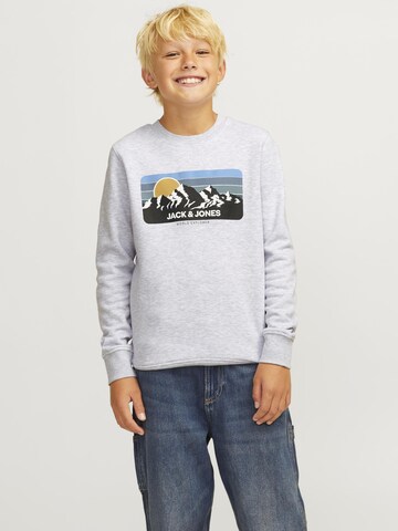 Sweat Jack & Jones Junior en gris : devant