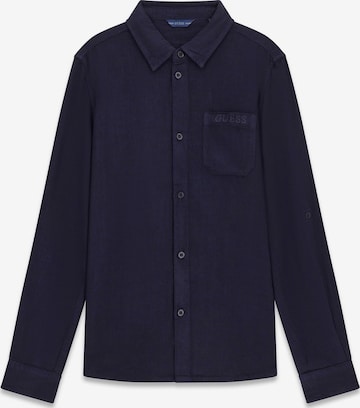 GUESS Regular Fit Hemd in Blau: Vorderseite