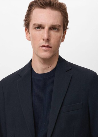 MANGO MAN Slim fit Suit Jacket 'Verner' in Blue