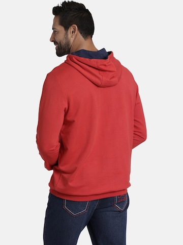 Jan Vanderstorm Sweatshirt 'Nicklas' in Red