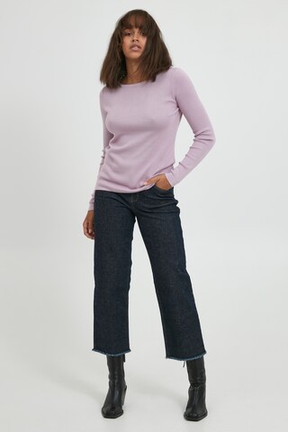 PULZ Jeans Sweater 'SARA' in Purple