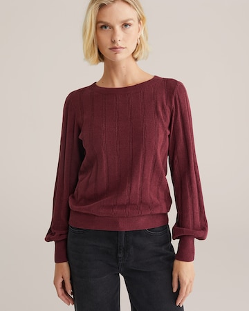 WE Fashion Pullover i rød: forside
