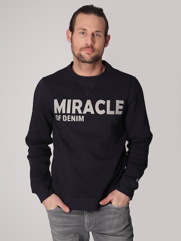 Miracle of Denim Sweatshirt in Blauw: voorkant