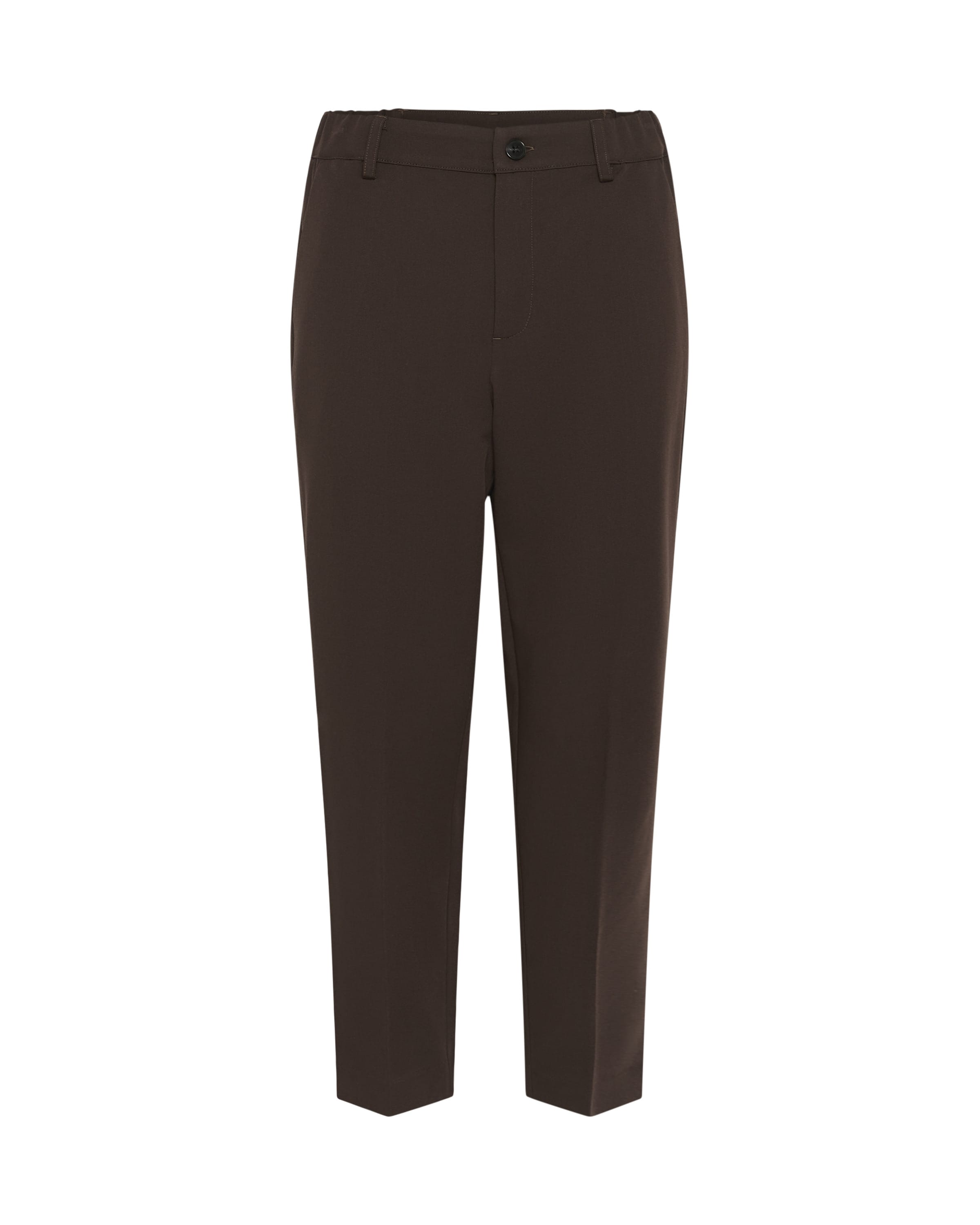 Kaffe - Tapered Pantalón 'Sakura' en marrón: frente