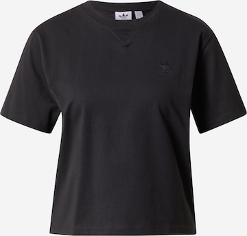 ADIDAS ORIGINALS Shirt in Black: front