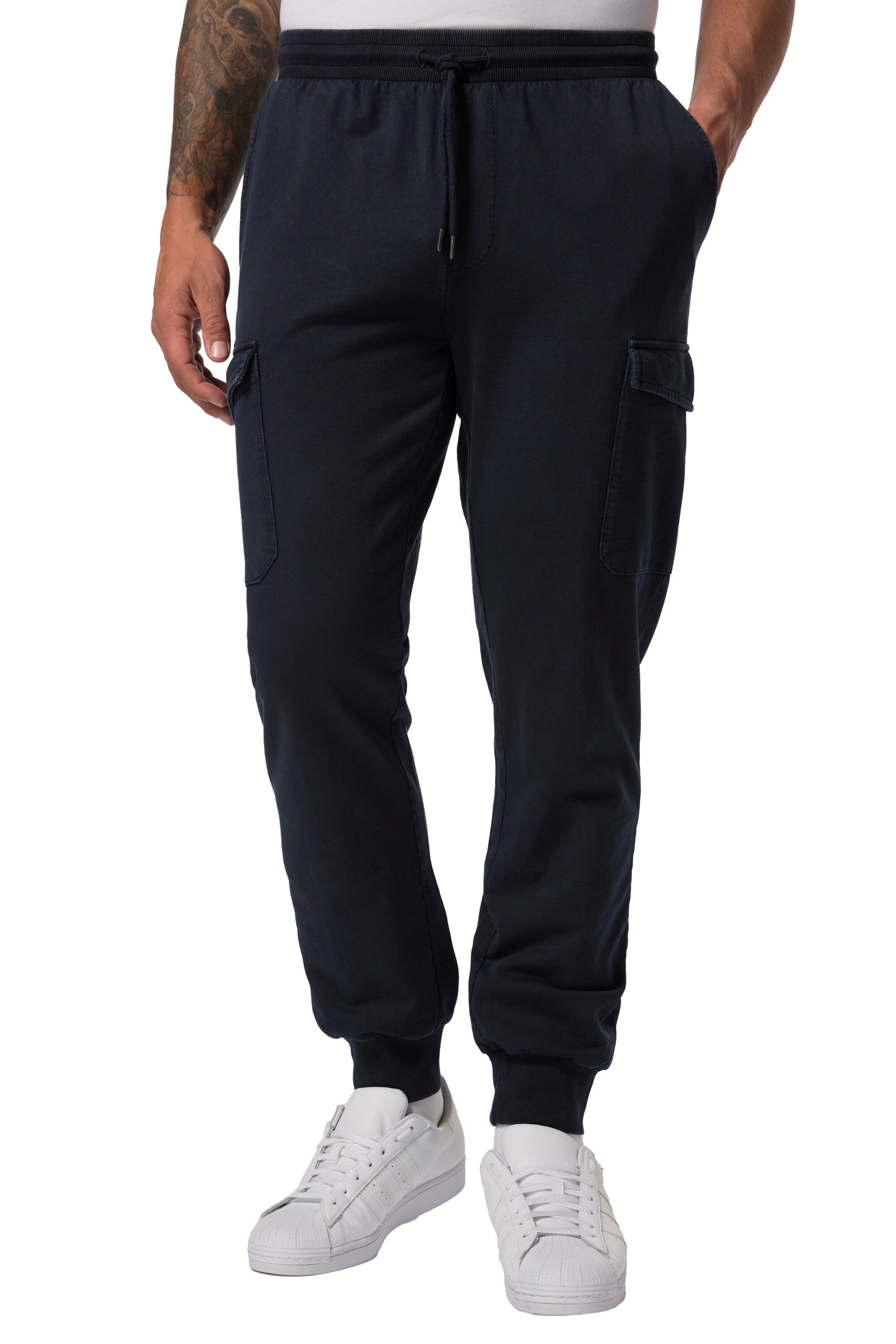 JP1880 Tapered Broek in Blauw: voorkant