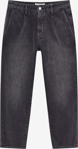 Pull&Bear Loosefit Jeans in Grijs: voorkant