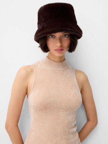 Chapeaux Bershka en marron