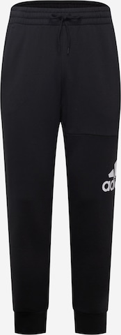 ADIDAS SPORTSWEAR Zúžený Sportovní kalhoty 'Essentials' – černá: přední strana