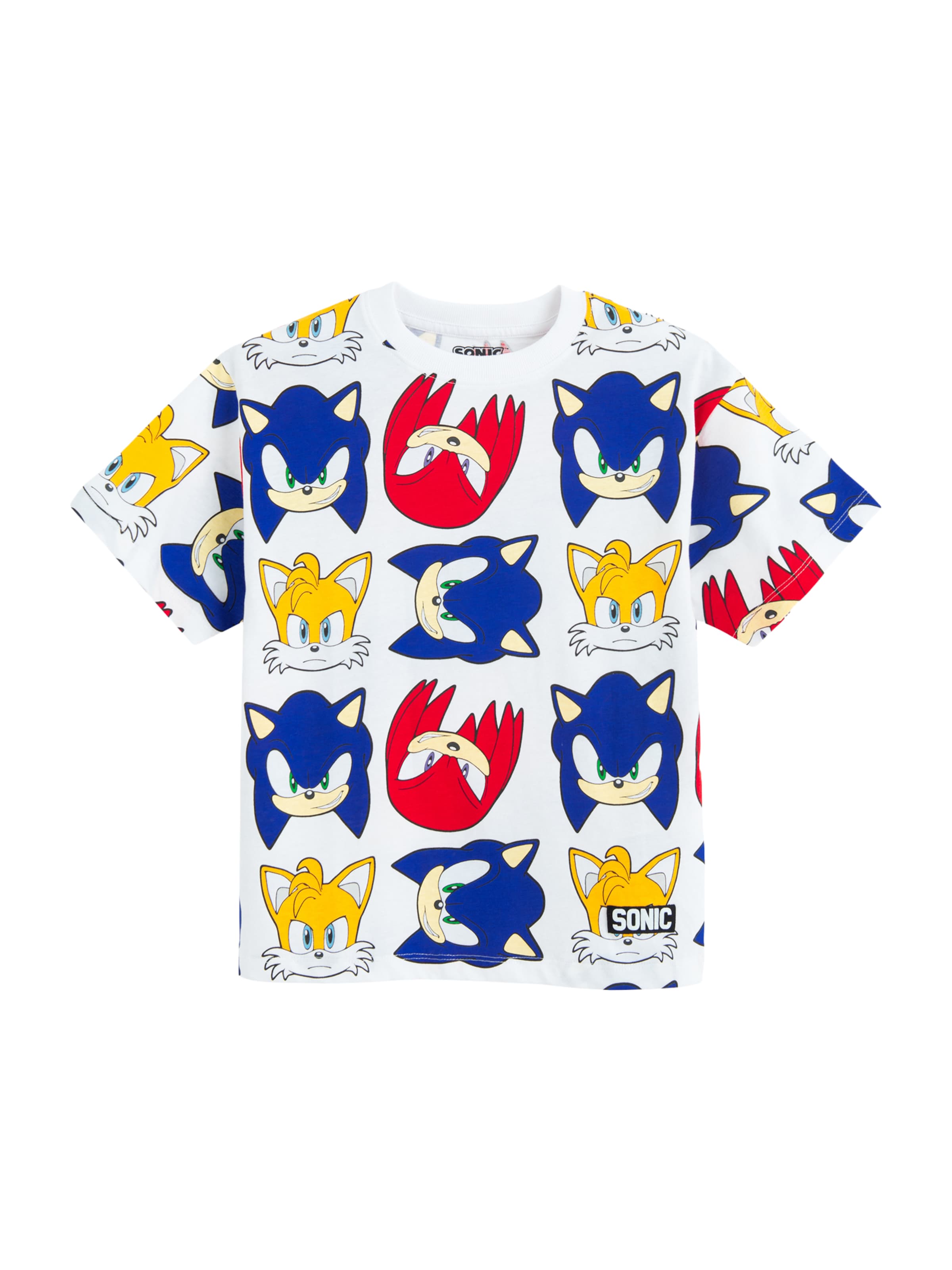 Cool Club Tričko 'SONIC' – bílá: přední strana