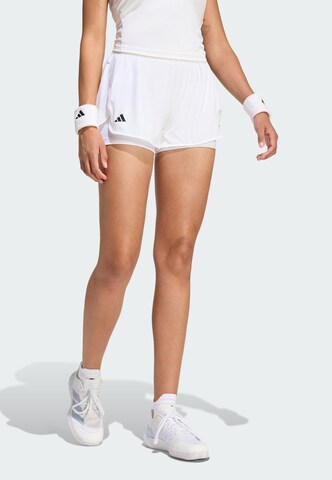Regular Pantalon de sport ADIDAS PERFORMANCE en blanc : devant