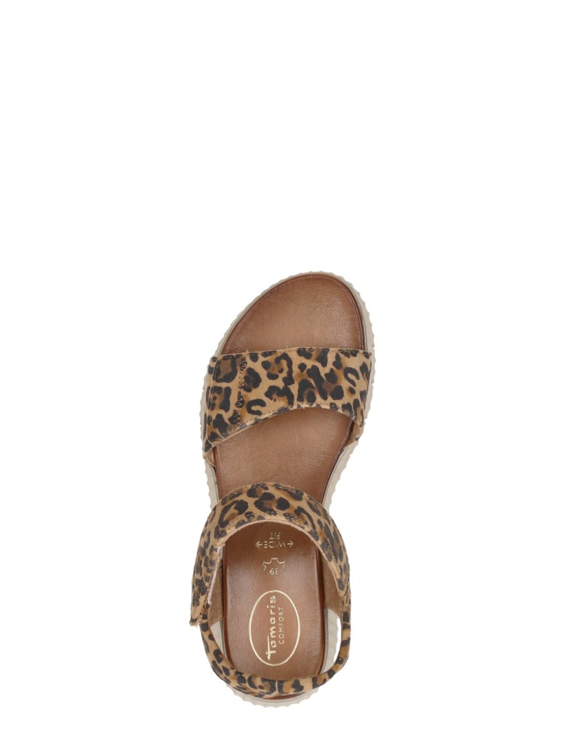 Sandales 'Sandalen Plat' Tamaris en beige
