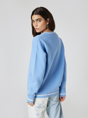 About You x Nils Kuesel Sweater 'Elia' in Blue