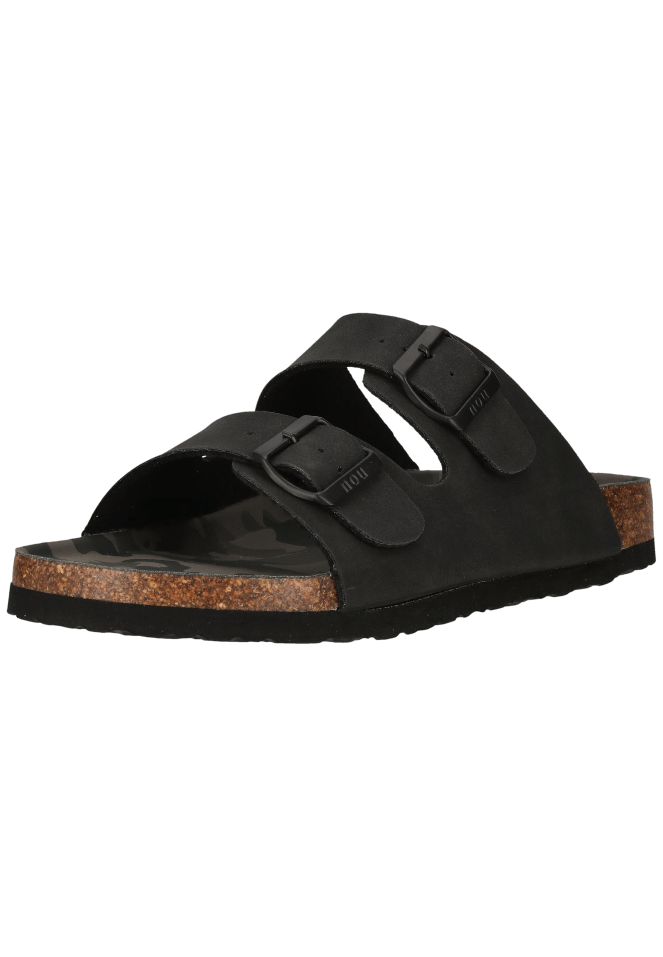 NOU Sandalen 'Boathan V2' in Zwart: voorkant