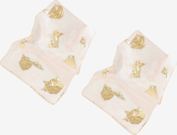 Cercei 'Karla' de la SOHI pe alb: față