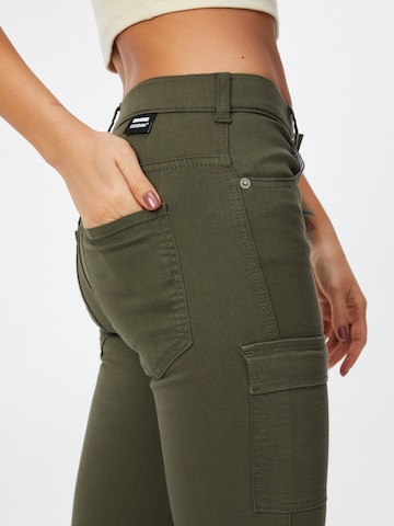 Skinny Pantaloni cargo 'Lexy' di Dr. Denim in verde