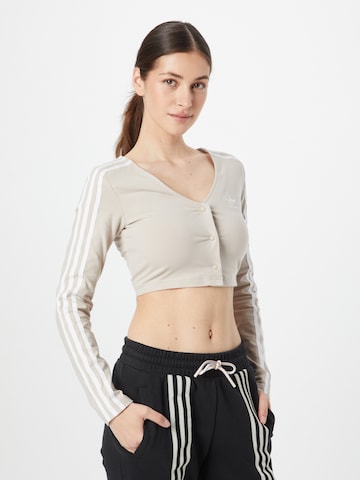 ADIDAS ORIGINALS - Camiseta 'Adicolor Classics 3-Stripes ' en beige: frente