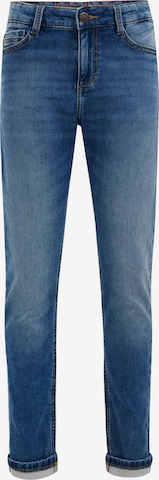 WE Fashion Regular Jeans in Blue: front