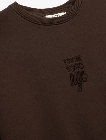 Koton Sweatshirt in Braun