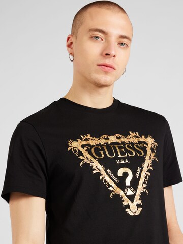 T-Shirt GUESS en noir