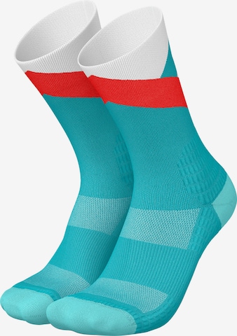 INCYLENCE Sportsocken 'TRAIL SUMMITS' in Blau: Vorderseite