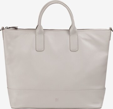 DuDu Shopper in White: front