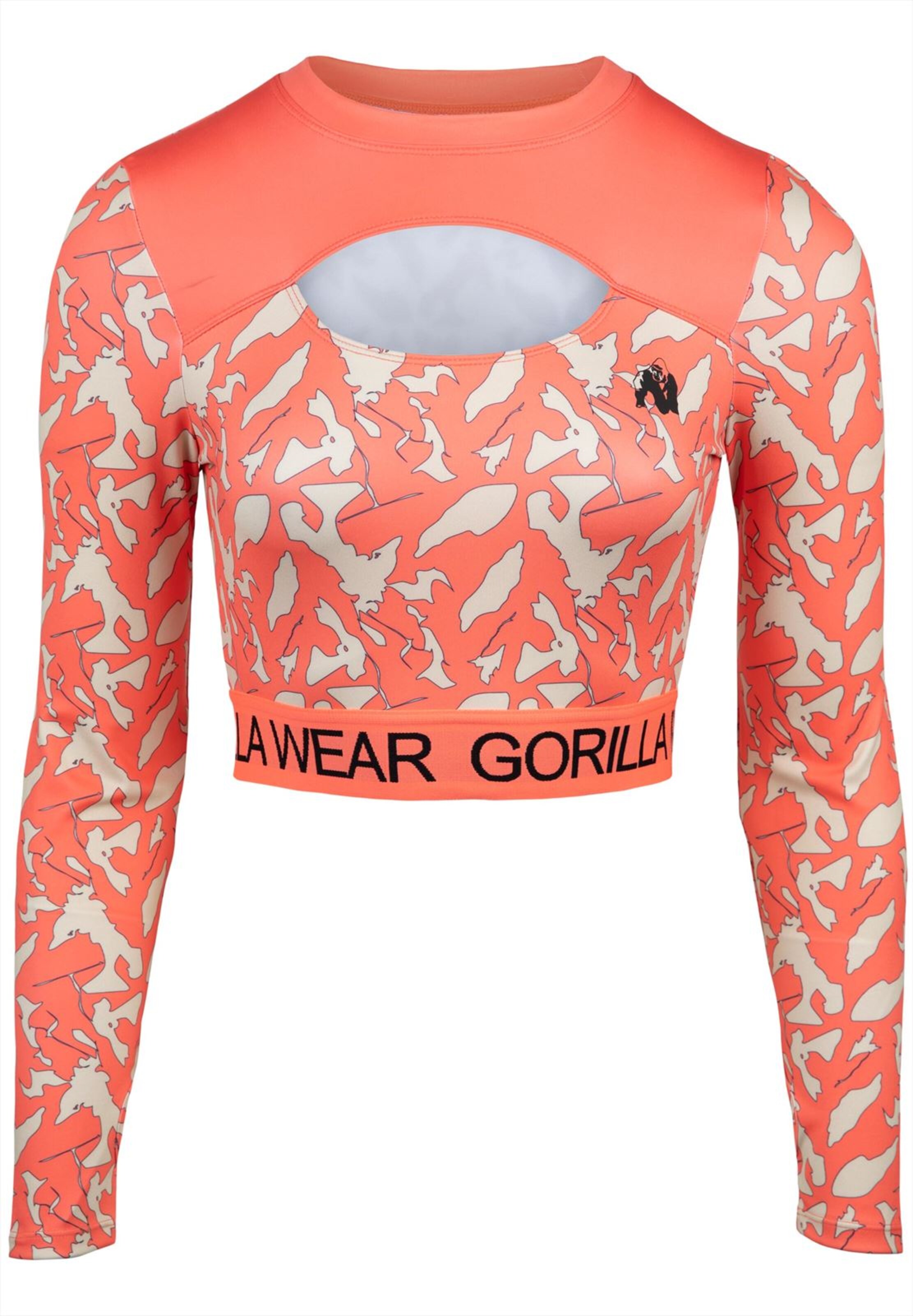 Gorilla Wear Functioneel shirt 'Osseo' in Oranje: voorkant