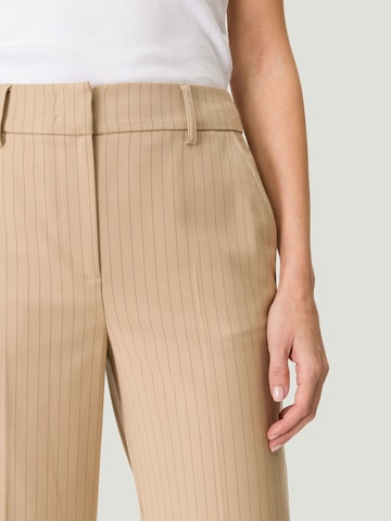regular Pantaloni con piega frontale di zero in beige