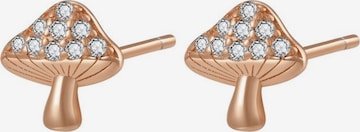 Hey Happiness - Pendientes 'Magic Toadstool' en oro: frente