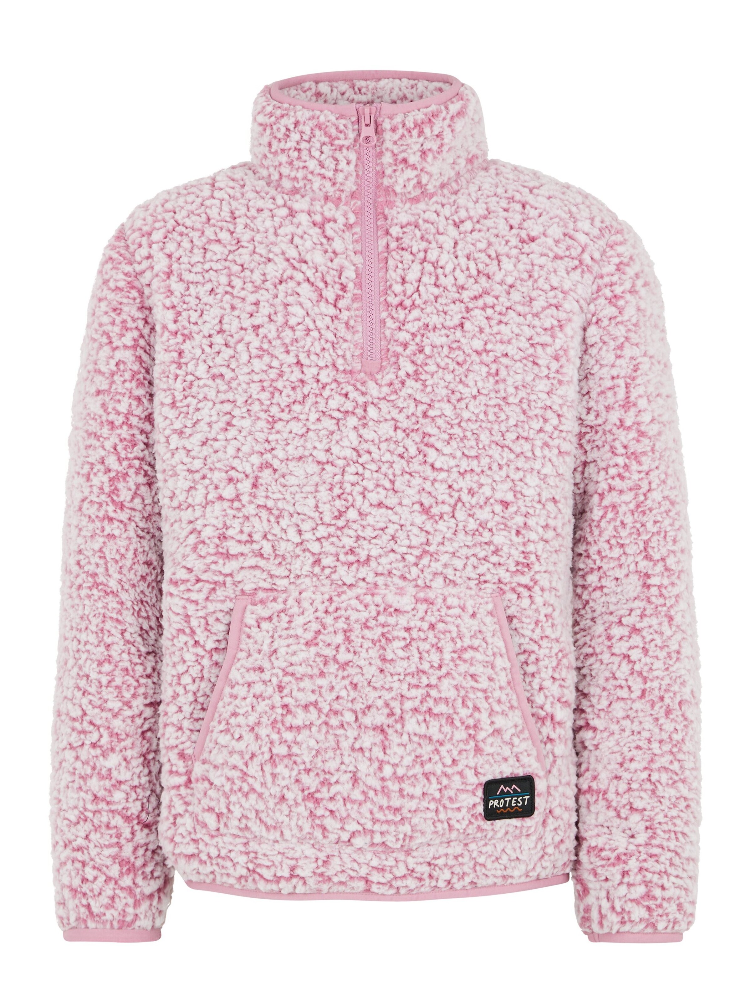 PROTEST Sportsweatshirt 'PRTNOEPAC JR'‌ in Pink: Vorderseite