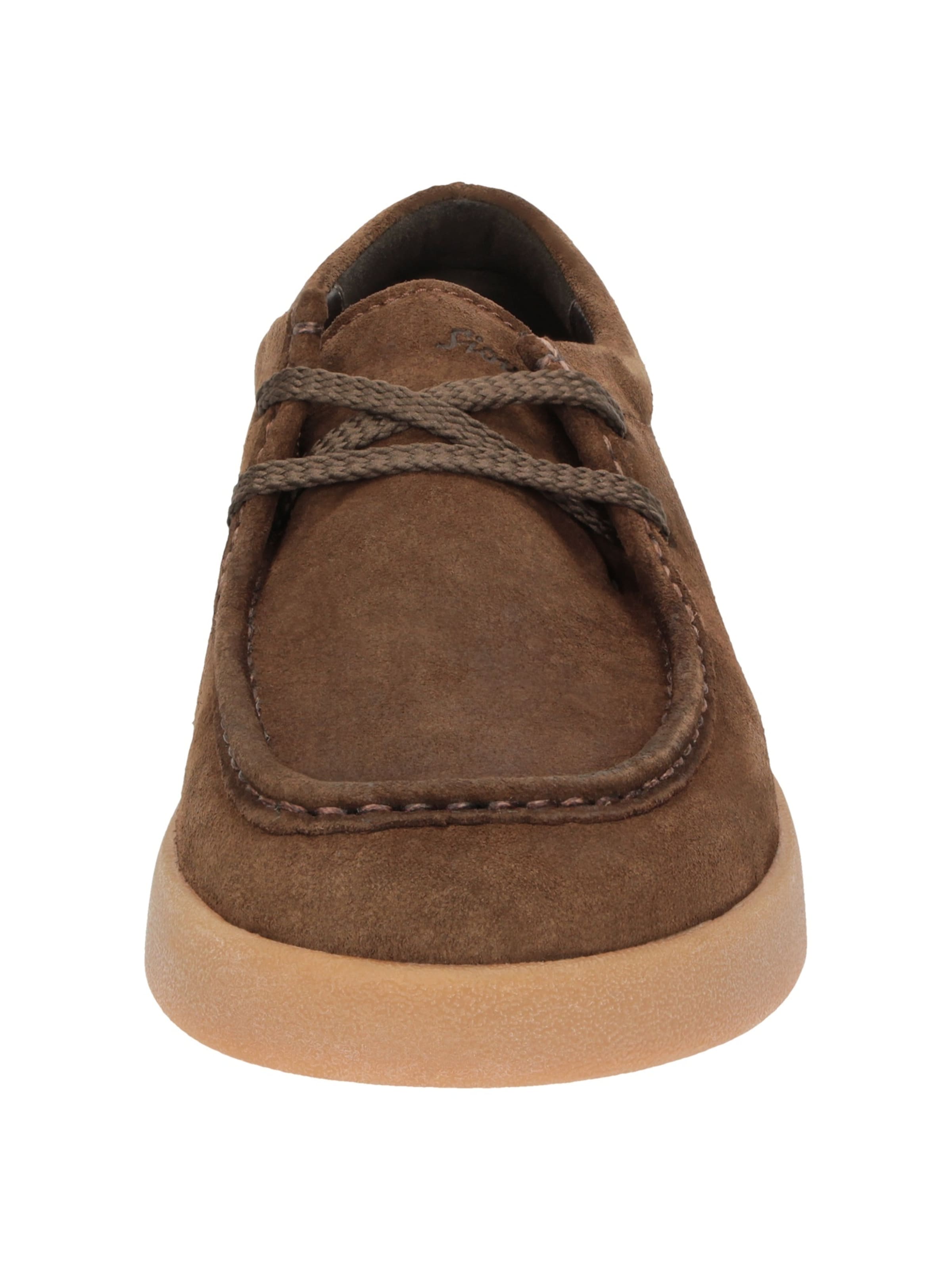 SIOUX Schnürschuh ' Grashopper-H-013 ' in Braun