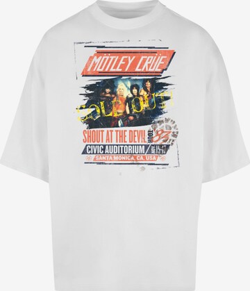 Maglietta 'Motley Crue - SATD Tour' di Merchcode in bianco: frontale
