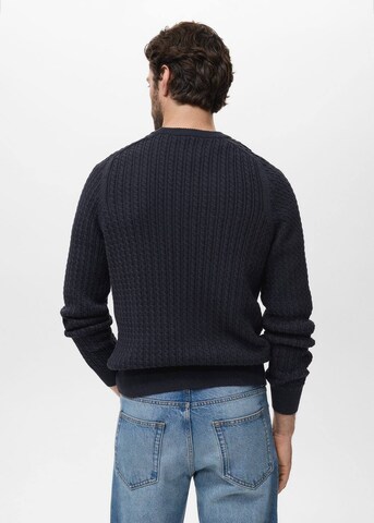 MANGO MAN Sweater 'Mars' in Blue