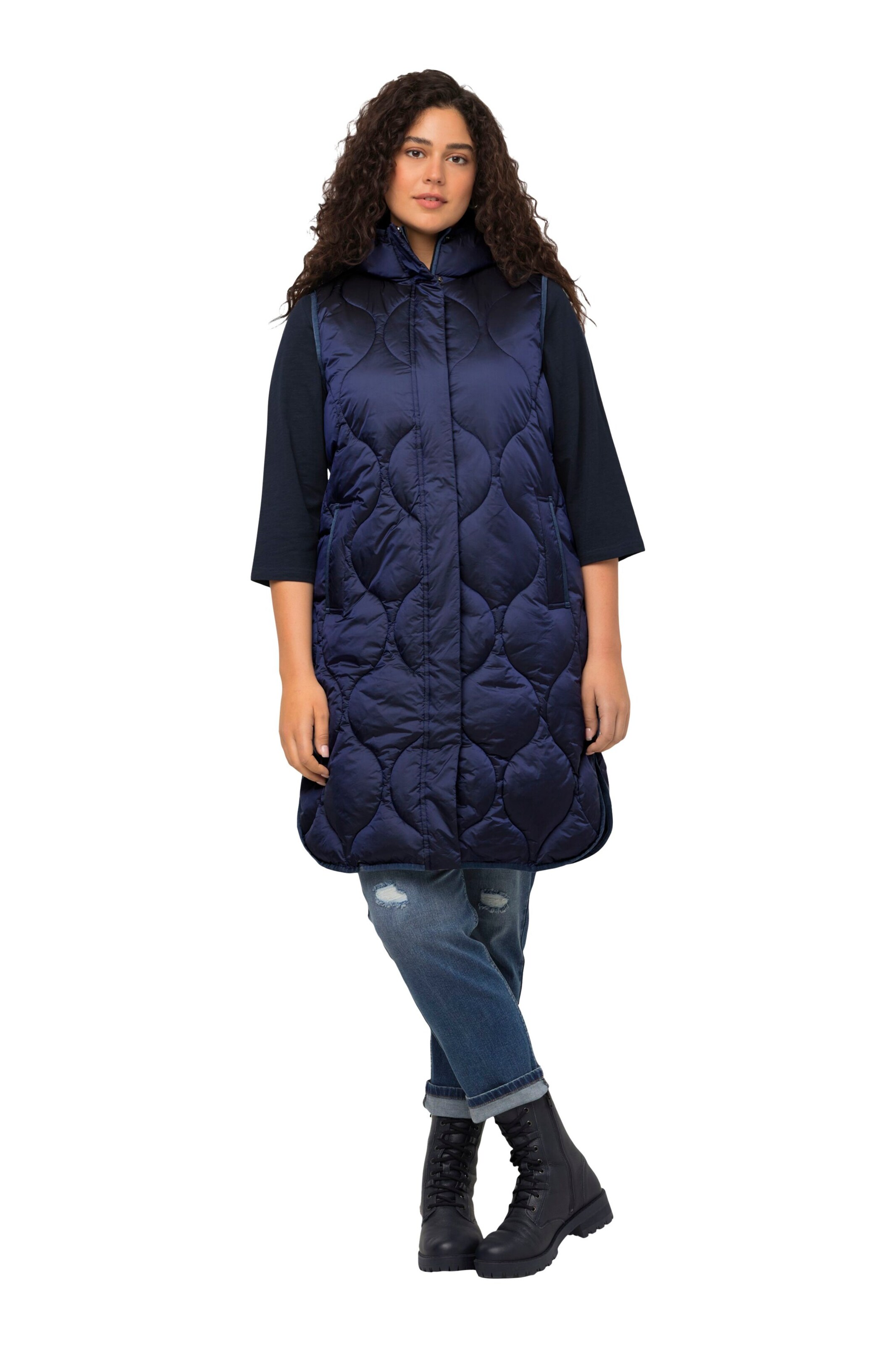 Ulla Popken Weste in Blau