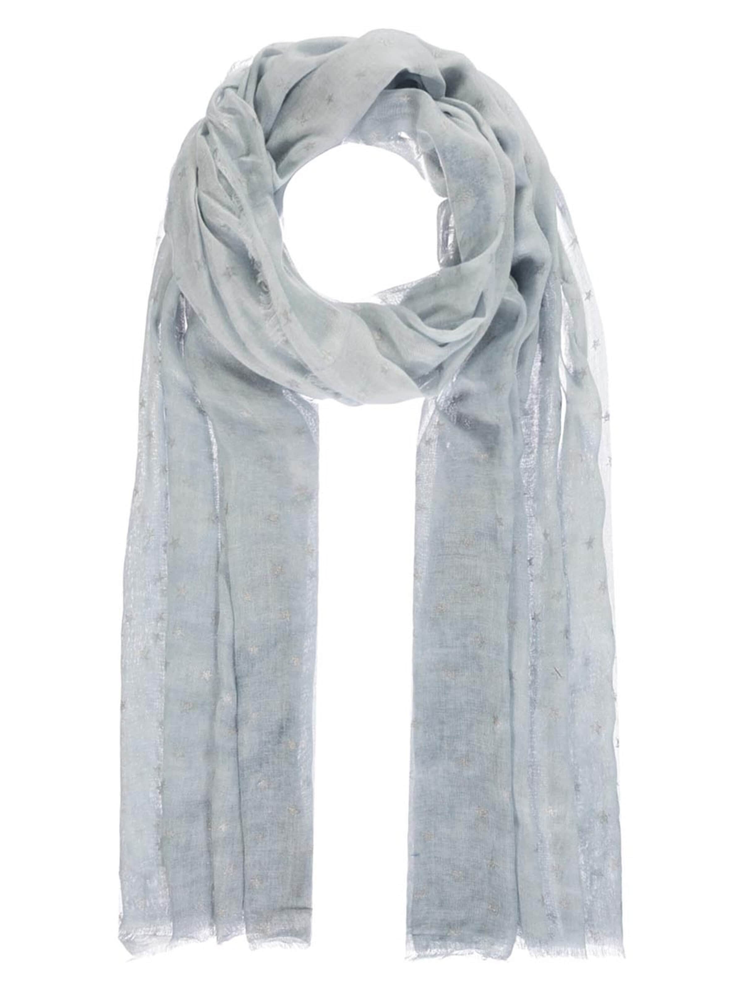 Passigatti Scarf 'Schal Folienprint mit Sternen' in Grey: front