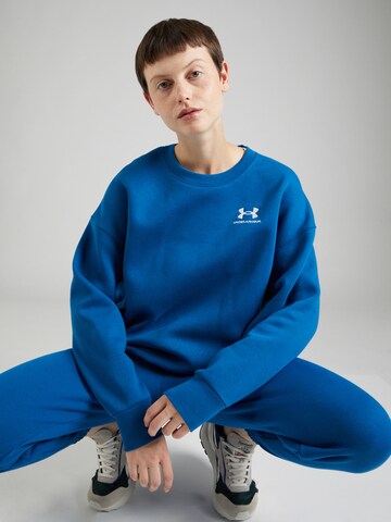 UNDER ARMOUR Sport sweatshirt i blå