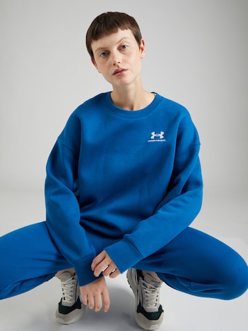 UNDER ARMOUR Sportief sweatshirt in Blauw