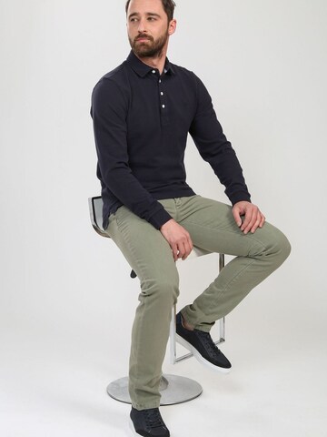 Suitable Slimfit Chino 'Sartre' in Groen