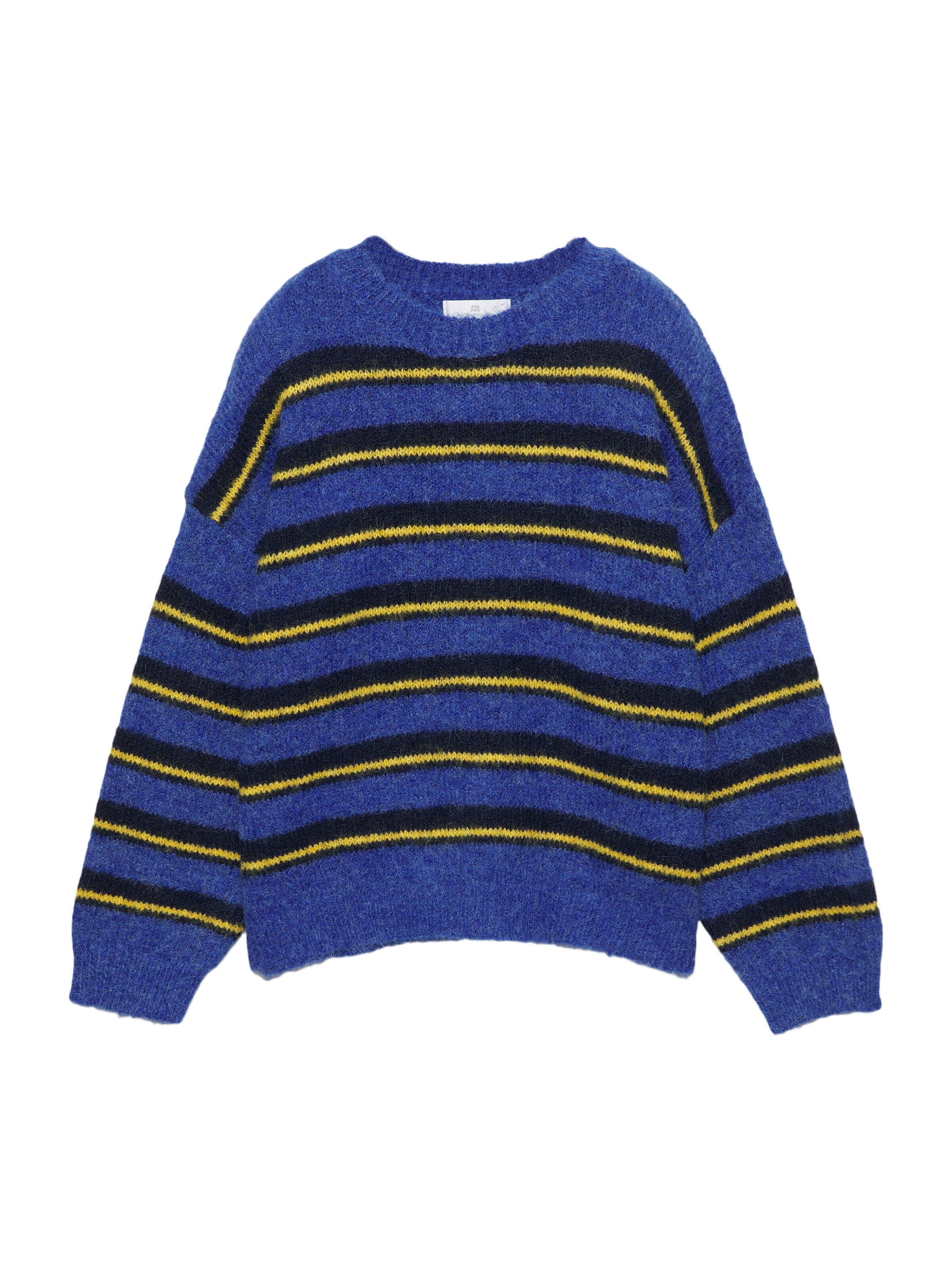 Pull&Bear Pull-over 'PACIFIC' en turquoise / miel / noir, Vue avec produit