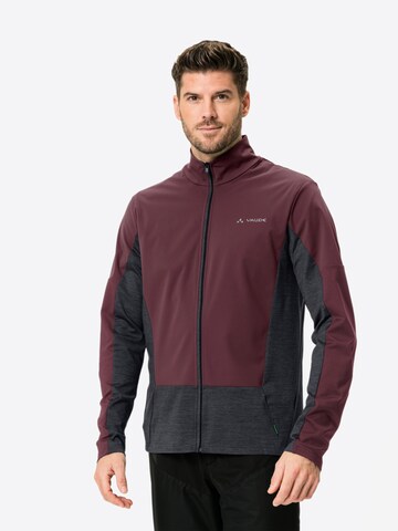 VAUDE Athletic Jacket 'All Year Moab' in Purple: front