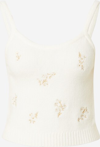 Abercrombie & Fitch Gebreid vest in Beige