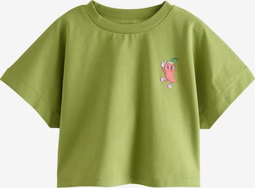 T-Shirt Next en vert : devant