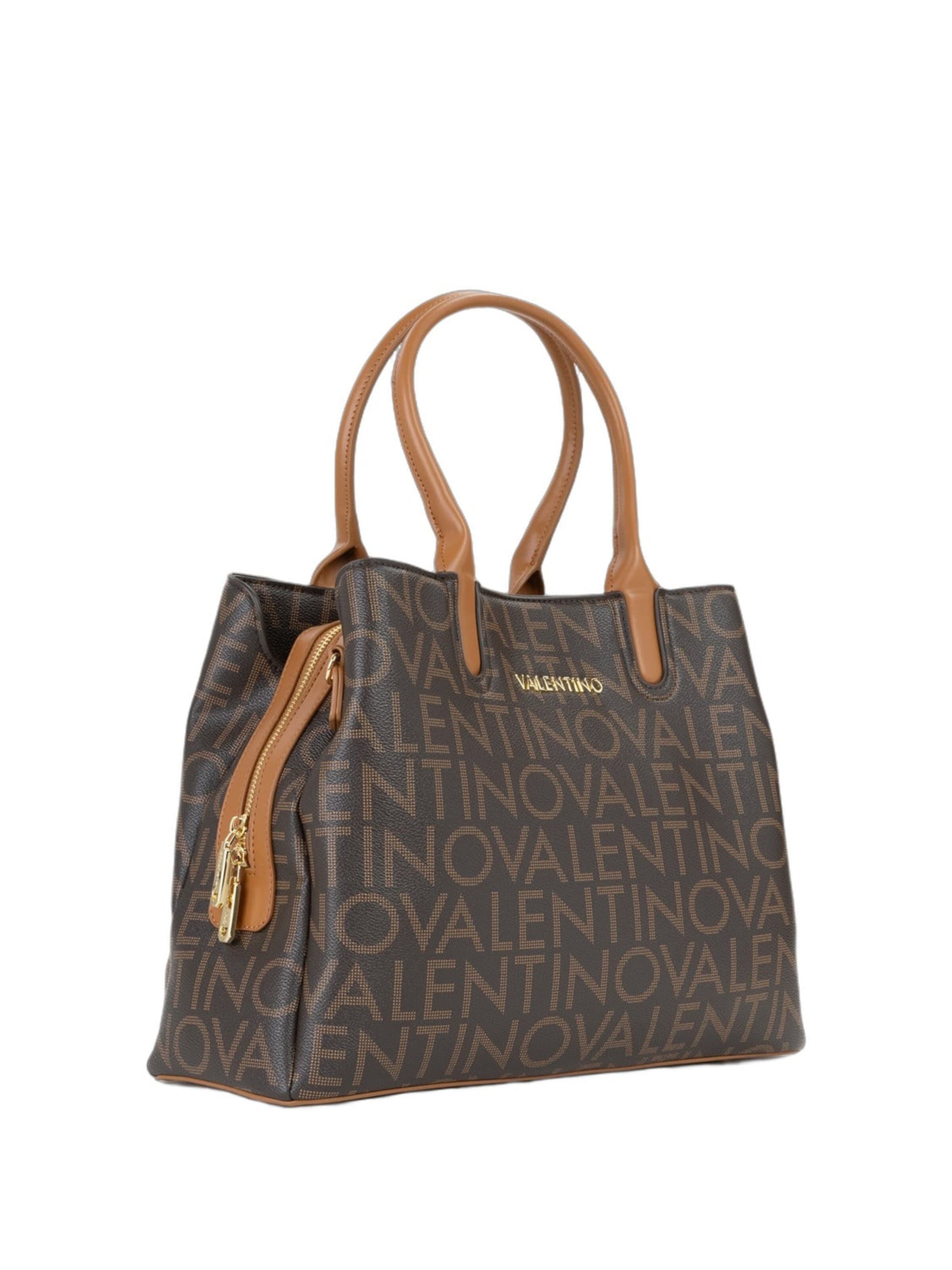 VALENTINOShopper torba 'Valentino Porte Document Regina Re Marron Femme Moro/Naturale' - smeđa boja