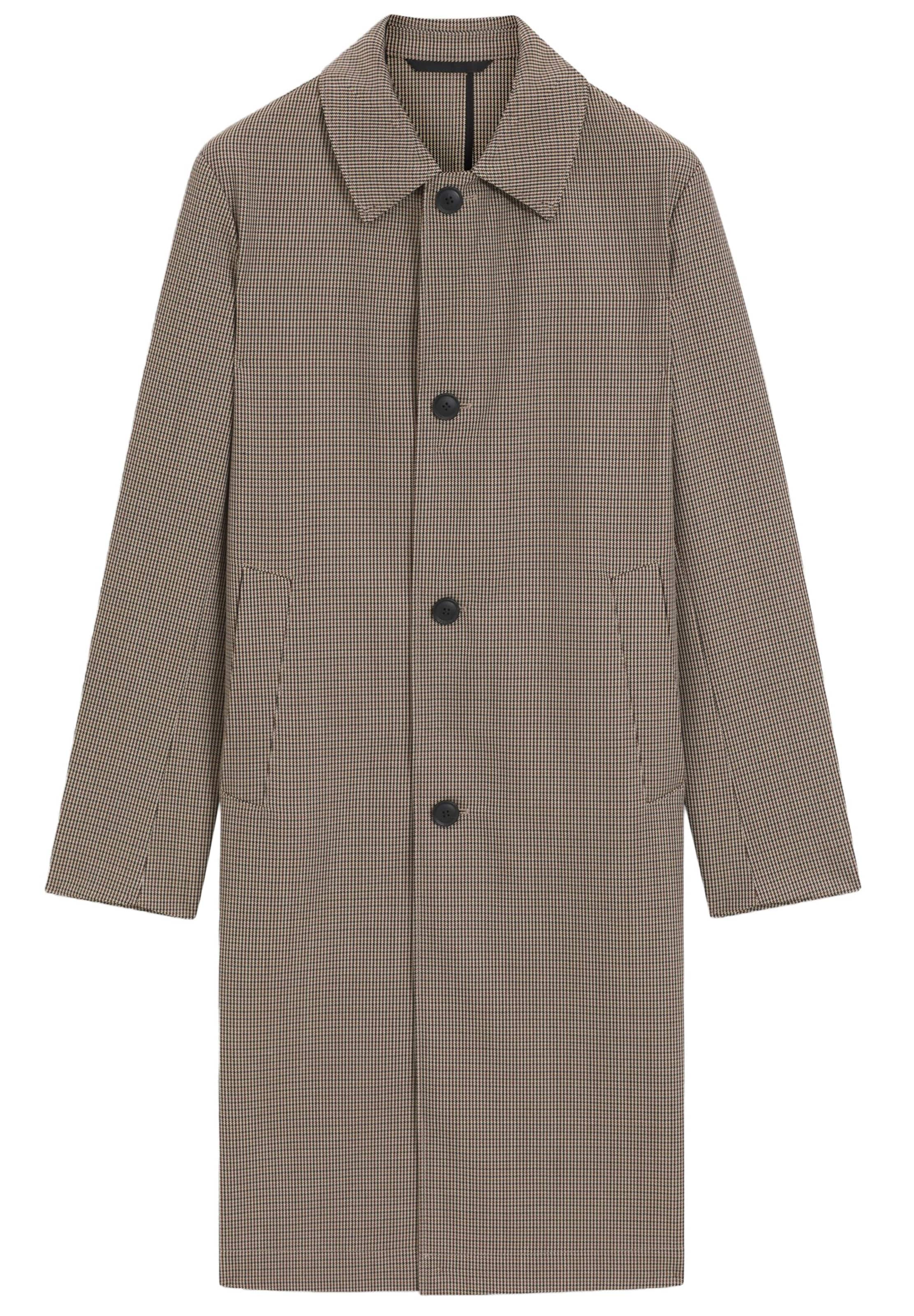 BOSS Between-Seasons Coat ' Clark' in Brown: front