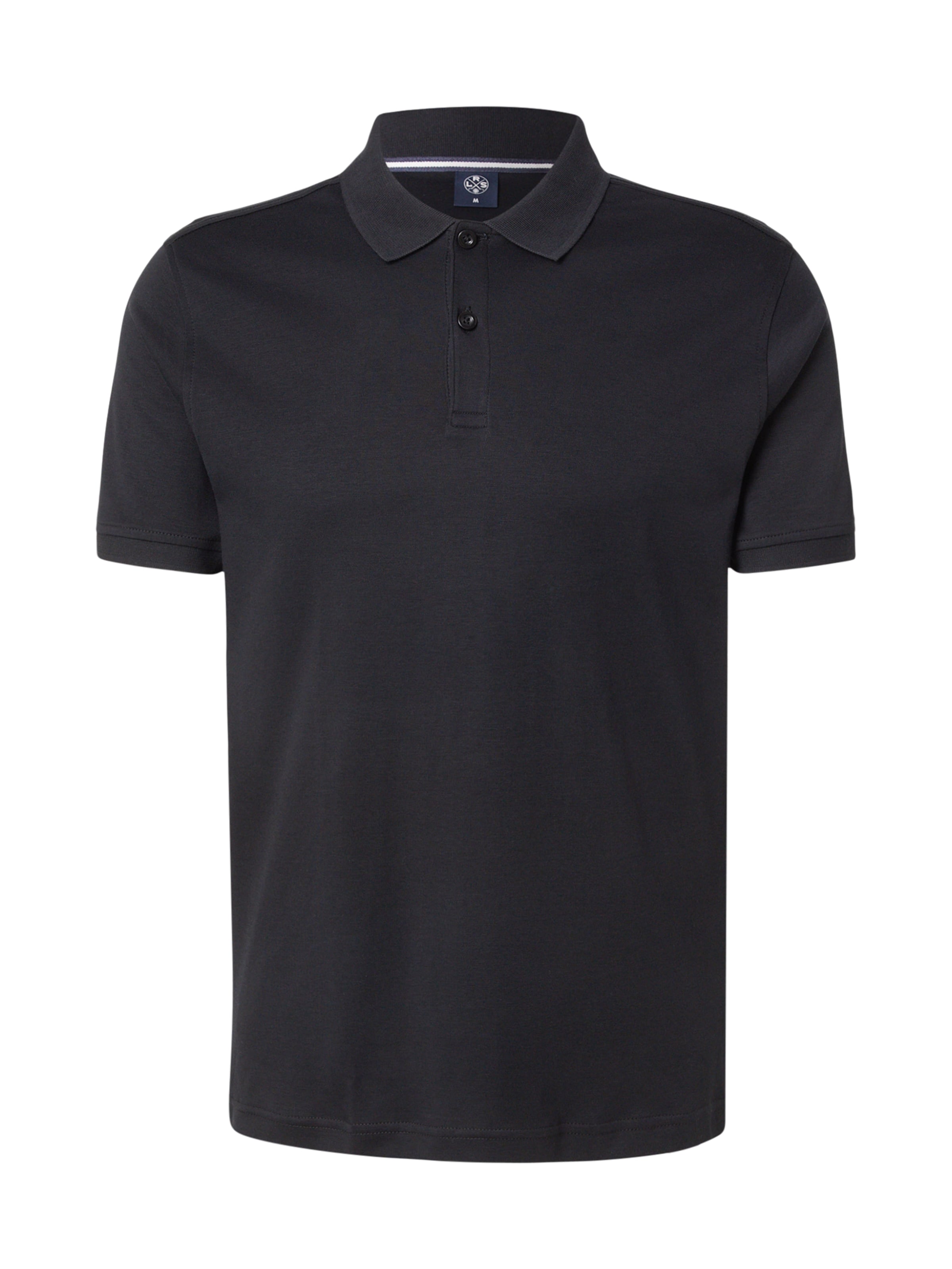 LERROS Poloshirt in Schwarz: Vorderseite