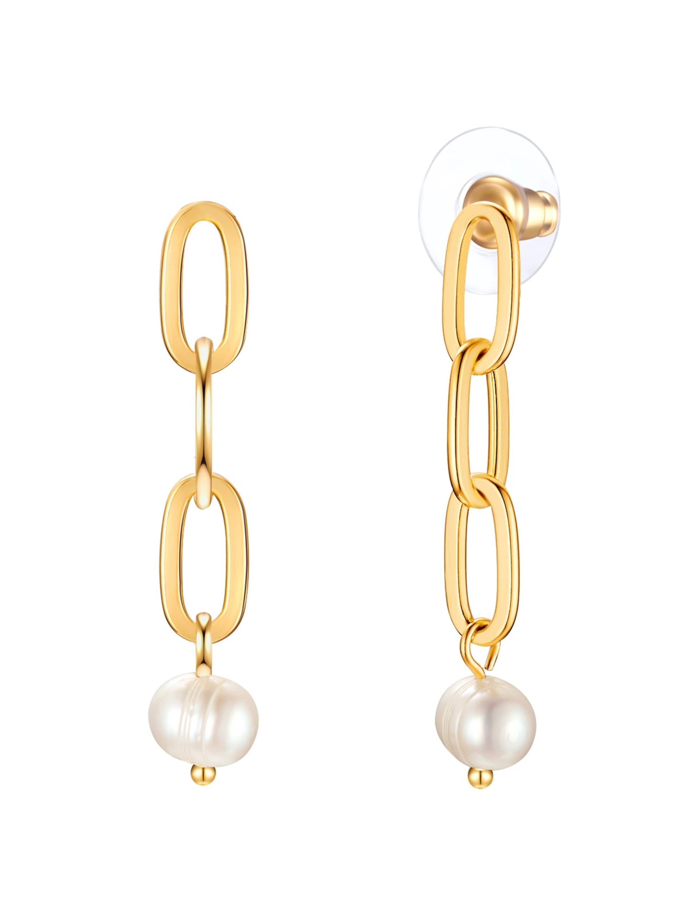 Yokoamii Ohrringe in Gold: Vorderseite