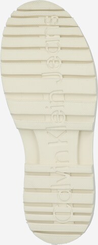 Calvin Klein Jeans Chelsea boty 'COMBAT' – béžová