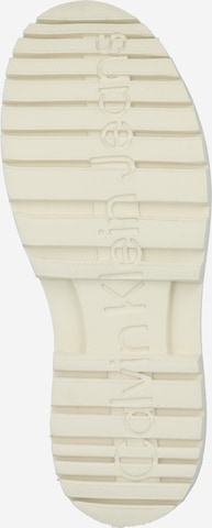 Calvin Klein Jeans - Botas Chelsea 'COMBAT' en beige